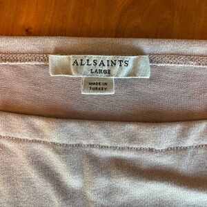 All Saints Long Sleeve Tee - Dusty Pink